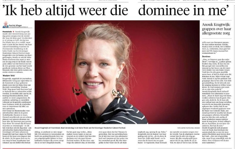 artikel haarlems dagblad interview paul